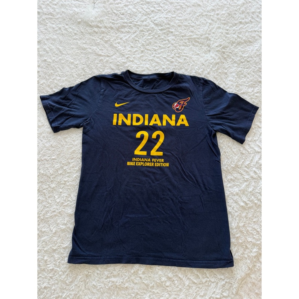 Nike T-Shirt Kids Large Explorer Caitlin Clark 22 Indiana Fever Excellent